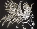 Pirograbado unicornio